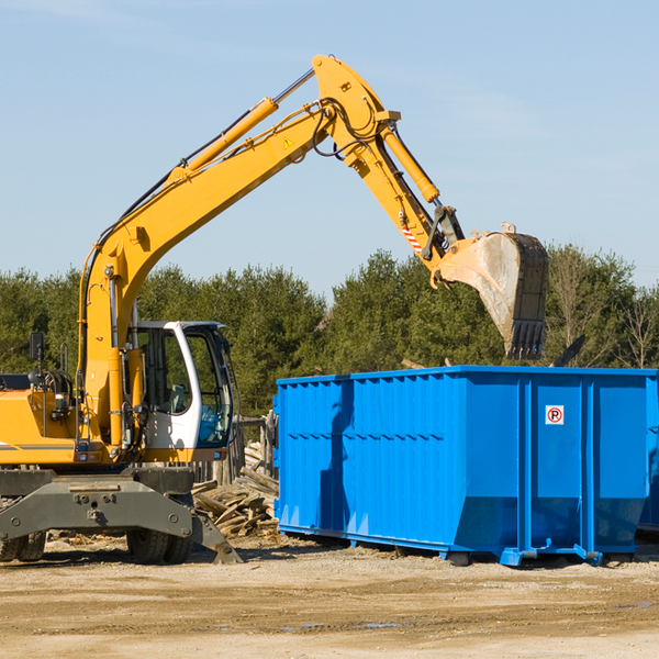 how many times can i have a residential dumpster rental emptied in Middle Valley TN